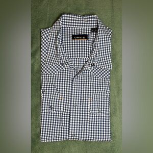 Orvis Blue Casual Button Down Shirt, Size: L (5233)